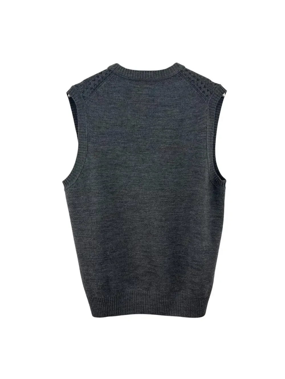 Banana Republic Men’s 100% Wool Grey Boho Aztec Grey Vest Size M